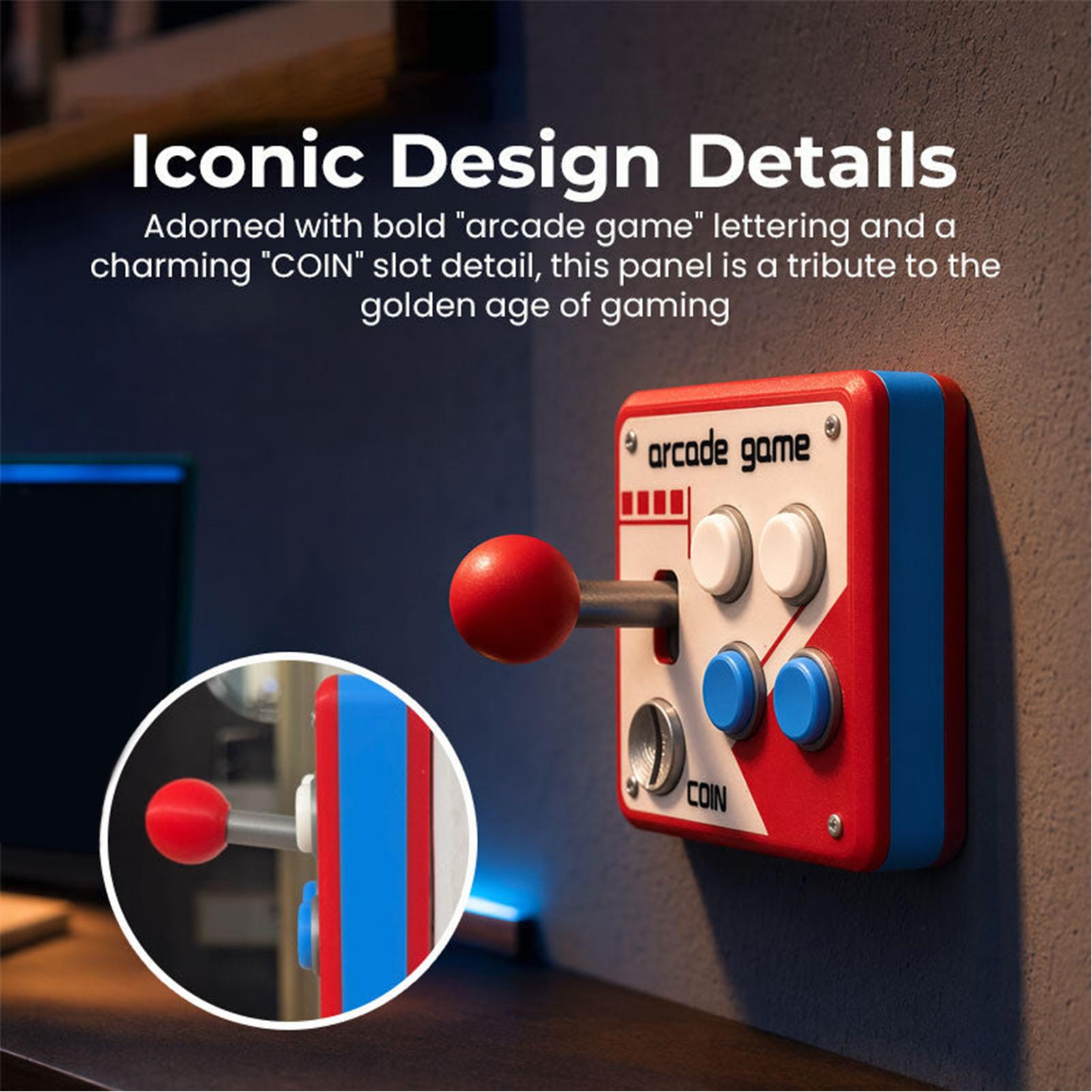 ฝาครอบสวิตช์ไฟเกมอาร์เคดสไตล์เ - Gaming Console Room บทวิจารณ์และราคา
