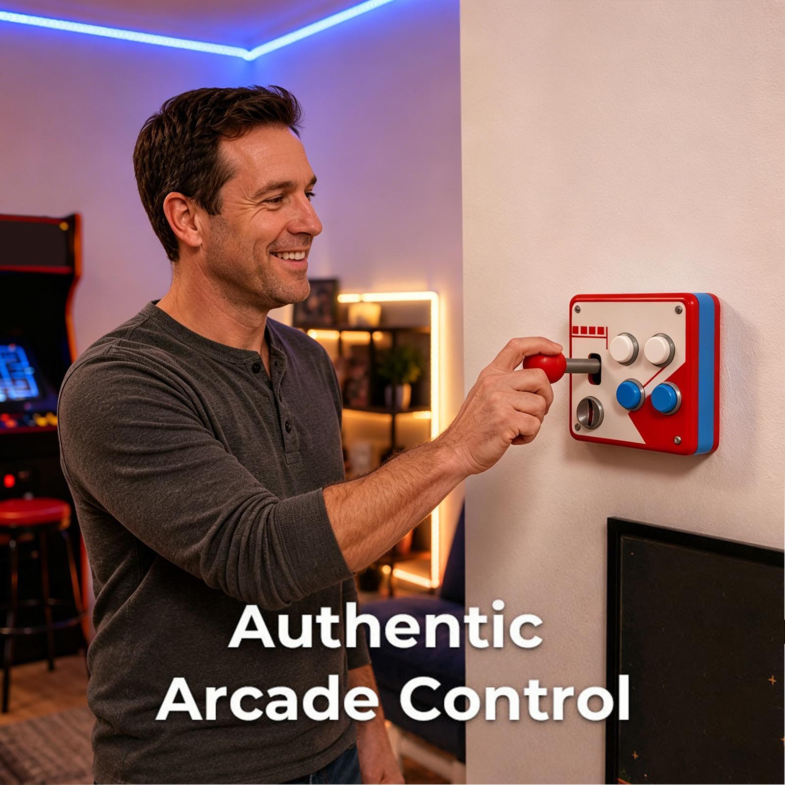 ฝาครอบสวิตช์ไฟเกมอาร์เคดสไตล์เ - Gaming Console Room บทวิจารณ์และราคา