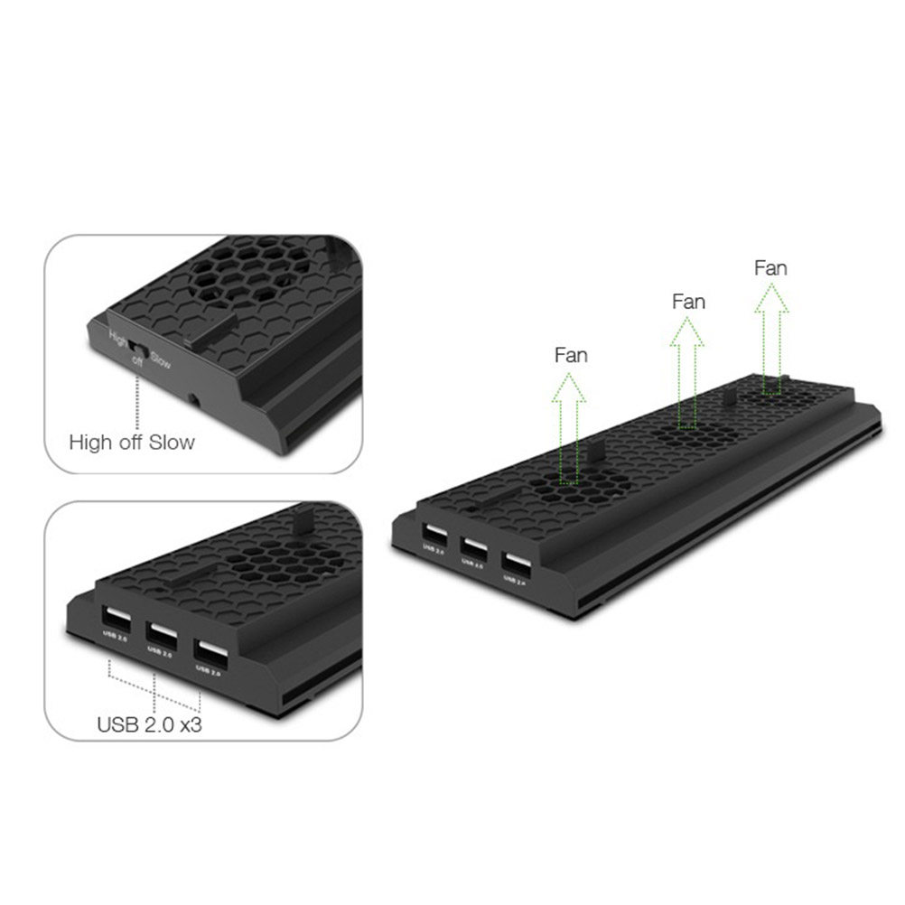 ฐานพัดลมระบายความร้อนสำหรับเคร - Gaming Console Tower บทวิจารณ์และราคา