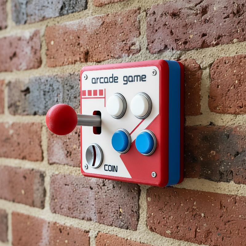 แผ่นสวิตช์ปุ่มเกมอาร์เคดสไตล์เ - Gaming Console Room บทวิจารณ์และราคา