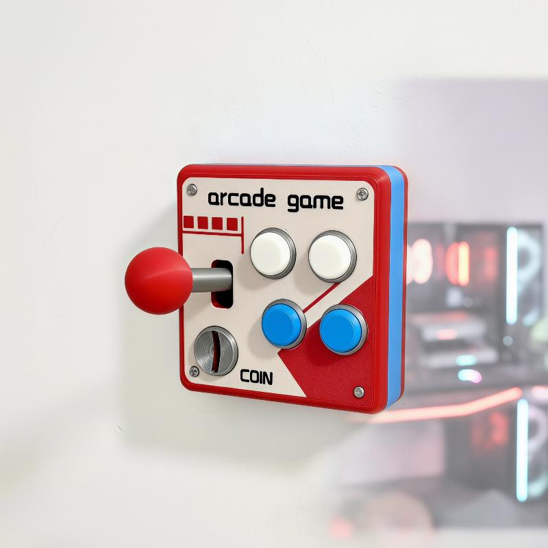 แผ่นสวิตช์ปุ่มเกมอาร์เคดสไตล์เ - Gaming Console Room บทวิจารณ์และราคา