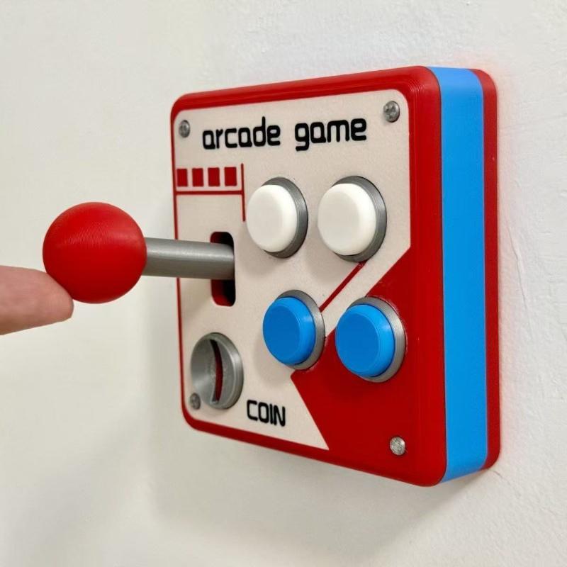 แผ่นสวิตช์ปุ่มเกมอาร์เคดสไตล์เ - Gaming Console Room บทวิจารณ์และราคา