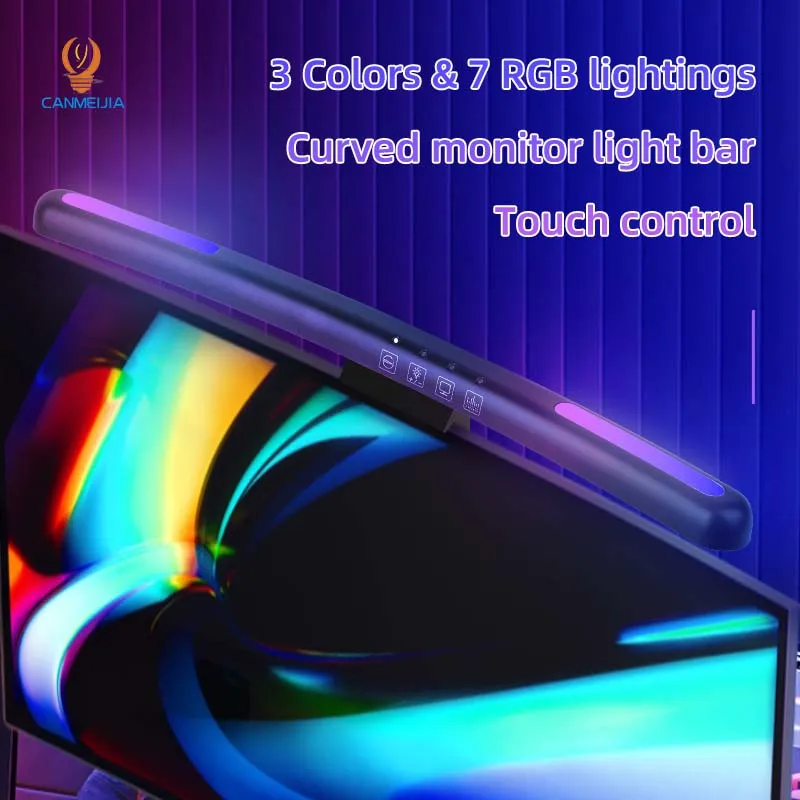 โคมไฟหน้าจอแอลอีดีโค้ง USB RGB - Gaming Console Room บทวิจารณ์และราคา
