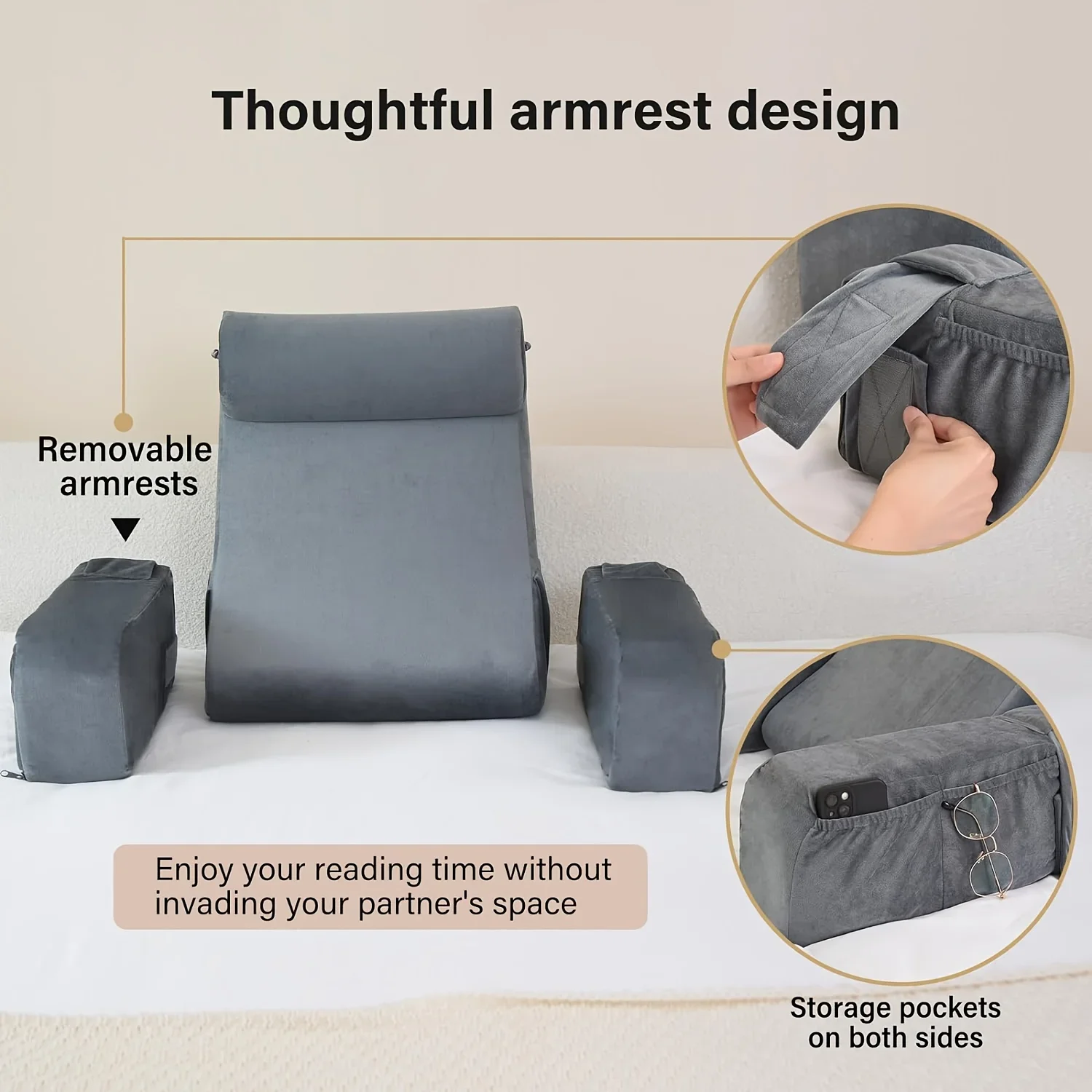 หมอนรองอ่านหนังสือเมมโมรี่โฟมส - Gaming Chair Cushion บทวิจารณ์และราคา